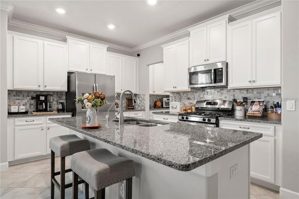 Interior, Kitchen, Recessed Lighting, Stainless Steel Appliances