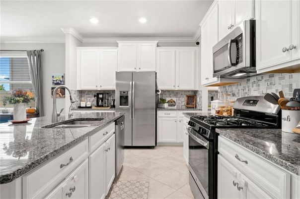 Interior, Kitchen, Recessed Lighting, Stainless Steel Appliances