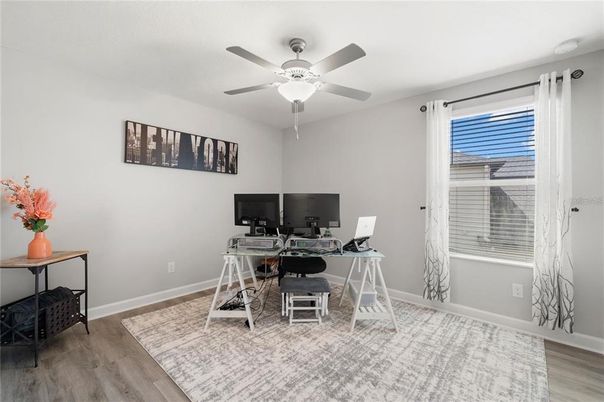 Home Office, Interior, Wood Texture Flooring