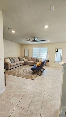 Interior, Living room, Recessed Lighting