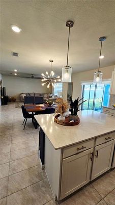 Dining room, Interior, Kitchen, Pendant Lights, Recessed Lighting
