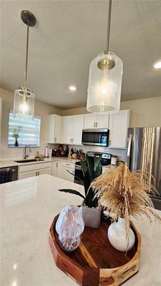 Interior, Kitchen, Pendant Lights, Recessed Lighting