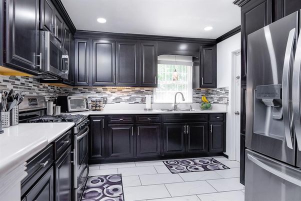 Interior, Kitchen, Marble, Recessed Lighting