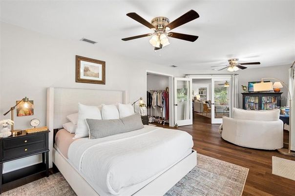 Bedroom, Interior, Wood Texture Flooring