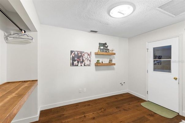 Empty room, Interior, Wood Texture Flooring