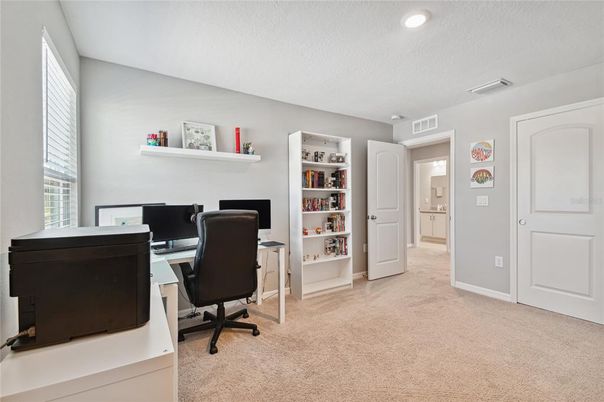 Home Office, Interior, Recessed Lighting