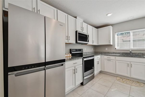 Interior, Kitchen, Recessed Lighting, Stainless Steel Appliances