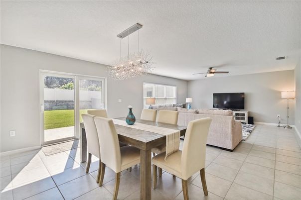 Dining room, Interior, Living room, Pendant Lights