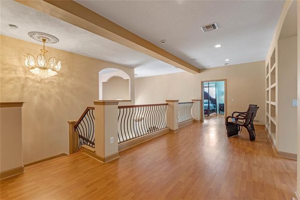 Chandelier, Interior, Recessed Lighting, Wood Texture Flooring