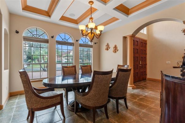 Chandelier, Dining room, Interior