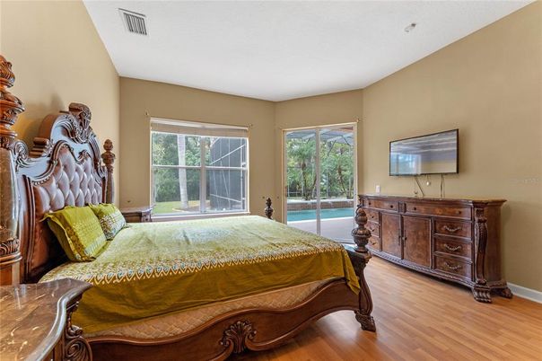 Bedroom, Interior, Wood Texture Flooring