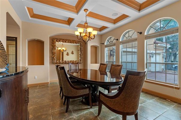 Chandelier, Dining room, Interior