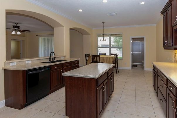 Dining room, Interior, Kitchen, Pendant Lights, Recessed Lighting