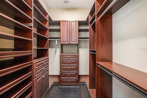 Interior, Walk-in Closets, Wood Texture Flooring