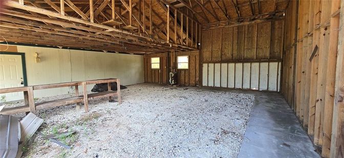 Empty room, Interior, Wooden Beams, Wooden Ceilings, Wooden Walls