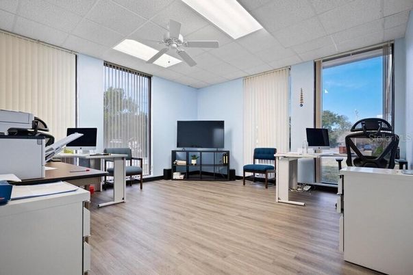 Home Office, Interior, Wood Texture Flooring