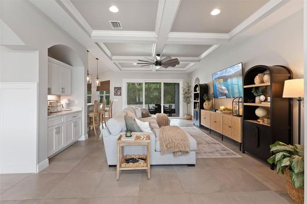 Interior, Living room, Pendant Lights, Recessed Lighting