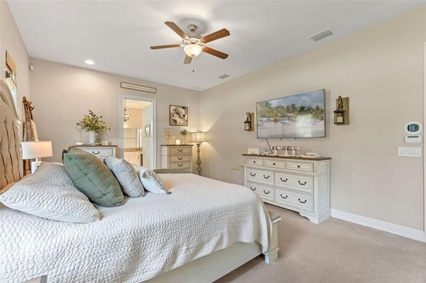 Bedroom, Interior, Recessed Lighting