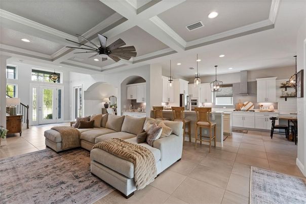 Interior, Kitchen, Living room, Pendant Lights, Recessed Lighting