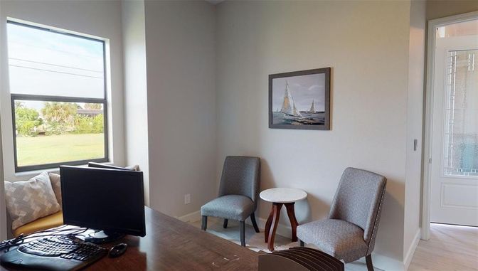 Home Office, Interior, Wood Texture Flooring