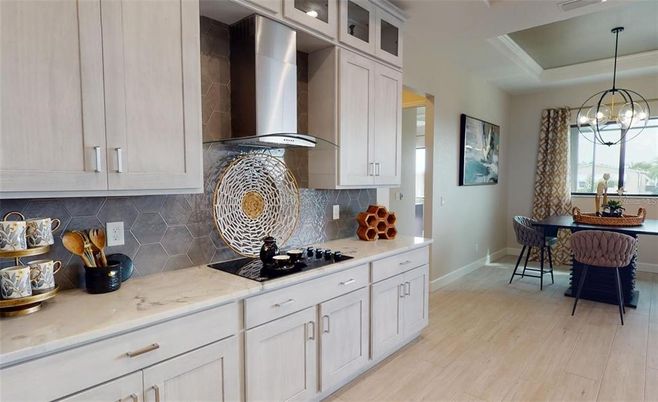 Chandelier, Dining room, Interior, Kitchen, Pendant Lights, Wood Texture Flooring