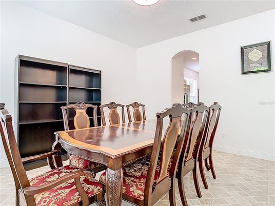 Dining room, Interior, Recessed Lighting