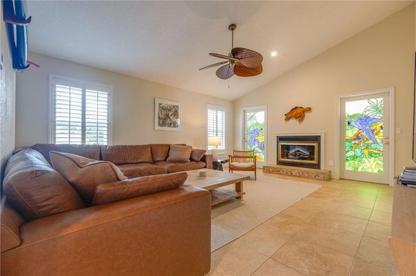 Fireplace, Interior, Living room, Recessed Lighting