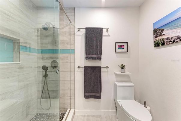Bathroom, Glass Shower, Interior