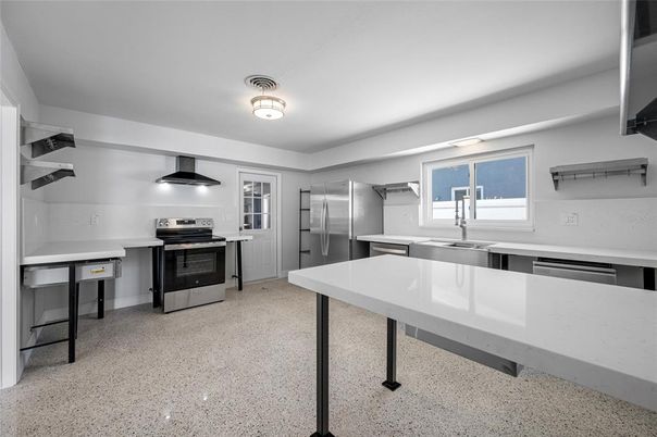 Interior, Kitchen, Stainless Steel Appliances