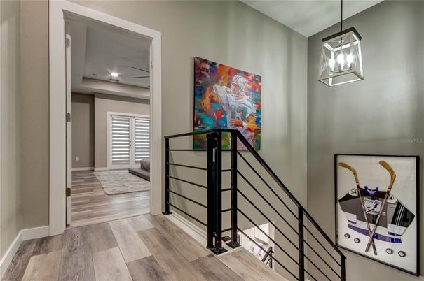 Interior, Pendant Lights, Recessed Lighting, Wood Texture Flooring