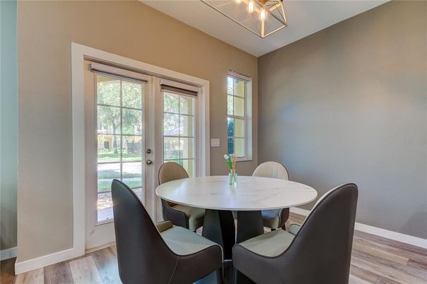 Dining room, Interior, Wood Texture Flooring