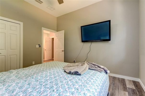 Bedroom, Interior, Wood Texture Flooring