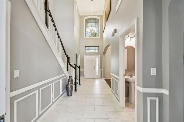 Interior, Marble, Pendant Lights