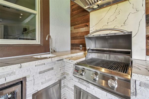 Interior, Kitchen, Stainless Steel Appliances, Wooden Walls
