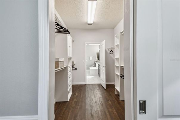 Interior, Walk-in Closets, Wood Texture Flooring
