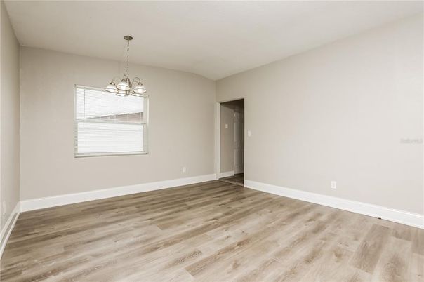 Chandelier, Empty room, Interior, Wood Texture Flooring