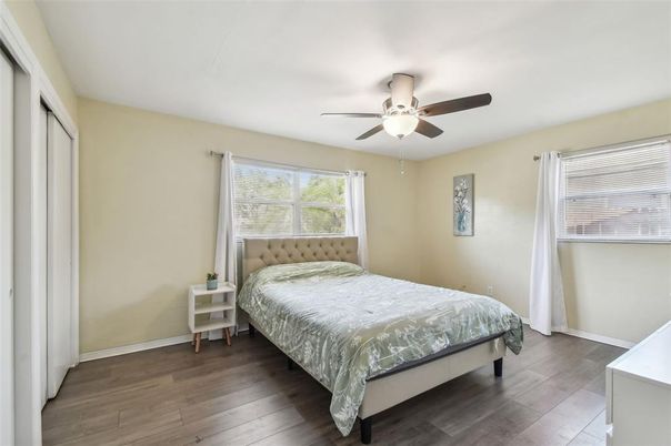 Bedroom, Interior, Wood Texture Flooring