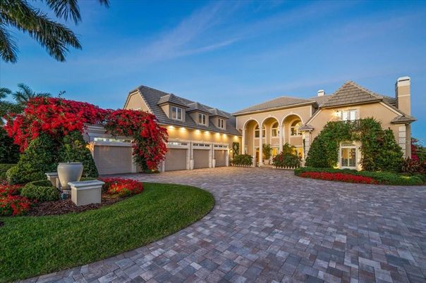 Attached, Backyard, Exterior, Facade, Mediterranean