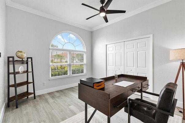 Home Office, Interior, Wood Texture Flooring