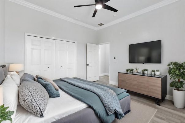 Bedroom, Interior, Wood Texture Flooring