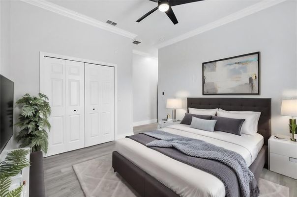 Bedroom, Interior, Wood Texture Flooring