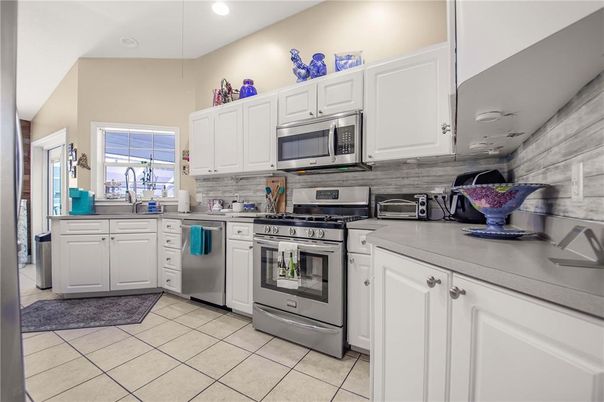 Interior, Kitchen, Recessed Lighting, Stainless Steel Appliances