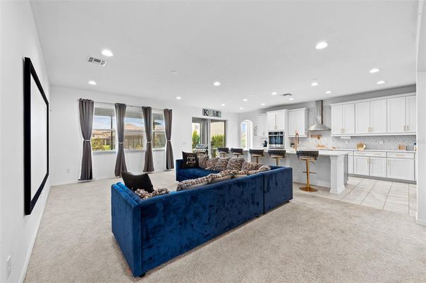 Interior, Kitchen, Living room, Recessed Lighting