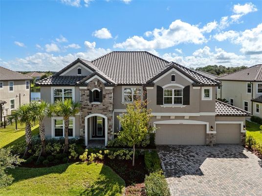 Attached, Exterior, Facade, Mediterranean