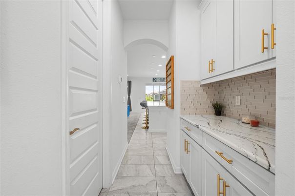 Interior, Kitchen, Marble, Recessed Lighting