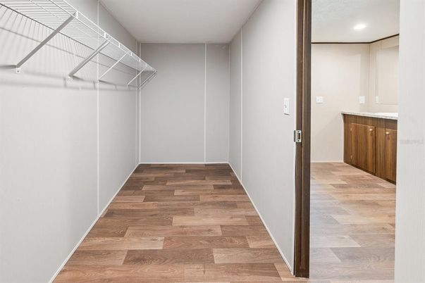 Interior, Recessed Lighting, Walk-in Closets, Wood Texture Flooring