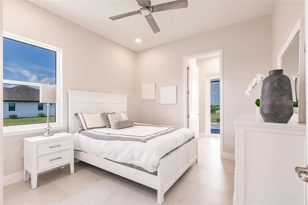 Bedroom, Interior, Recessed Lighting