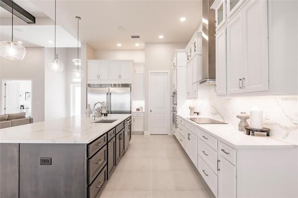 Interior, Kitchen, Pendant Lights, Recessed Lighting