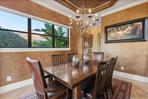 Chandelier, Dining room, Interior