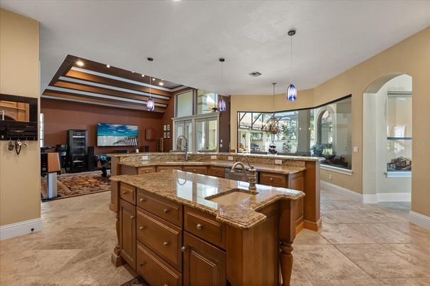 Interior, Kitchen, Pendant Lights, Recessed Lighting